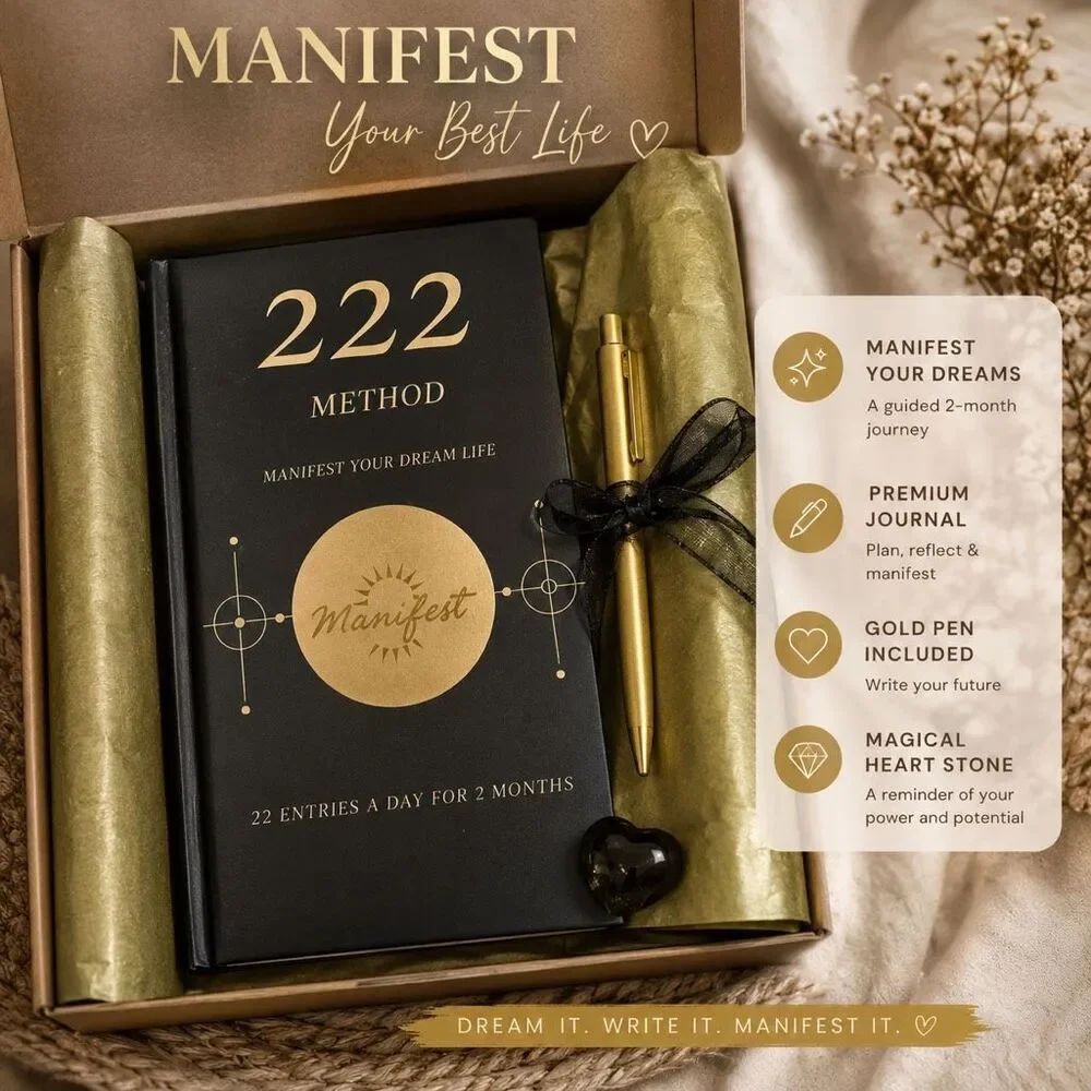 Manifestation Journal Gift Set – A Meaningful Gift for New Beginnings Graduation